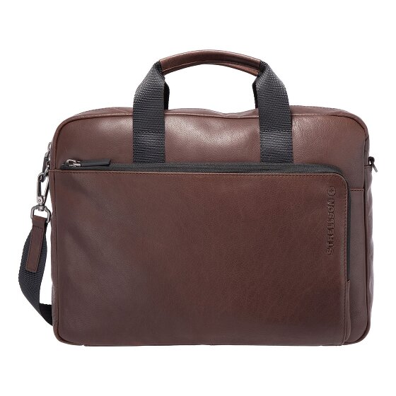 Strellson Charles Koffer Leer 39 cm Laptop compartiment