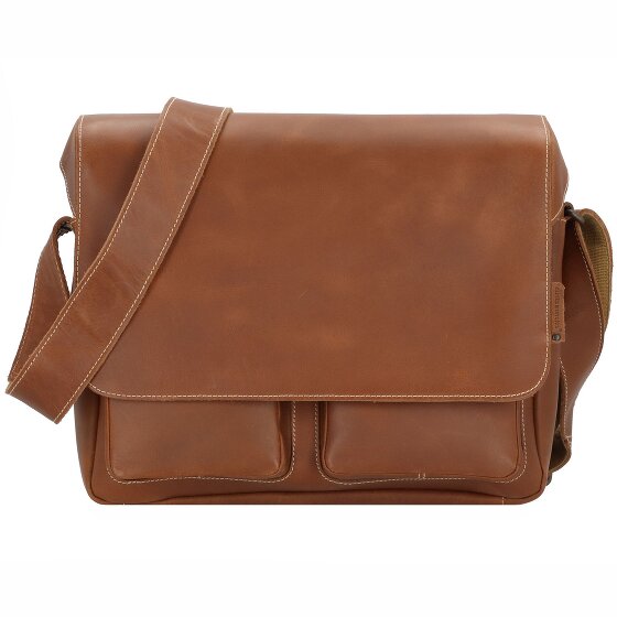 aunts & uncles Hunter Nick Messenger Leer 37 cm laptop compartiment