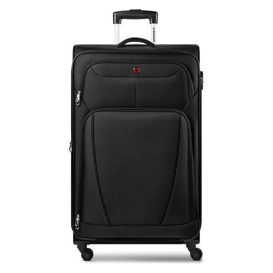 Wenger Beaumont Trolley met 4 wielen XL 87 cm, speciale maat met uitbreidingsplooi