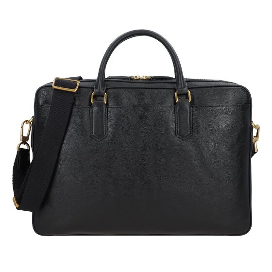 Fossil Asher Koffer Leer 40 cm Laptop compartiment