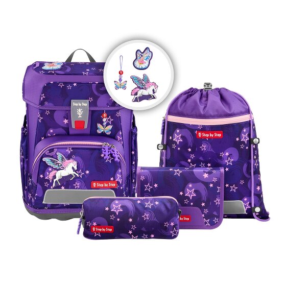 Step by Step Cloud Schooltas set 5-delig