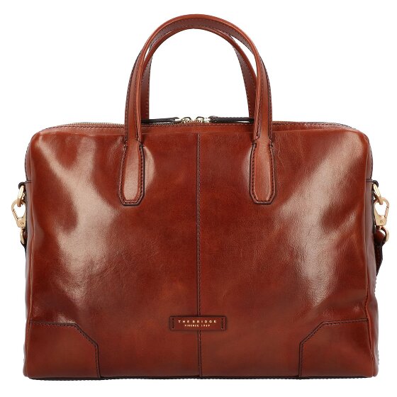 The Bridge Vespucci Briefcase Leer 41 cm Laptopcompartiment