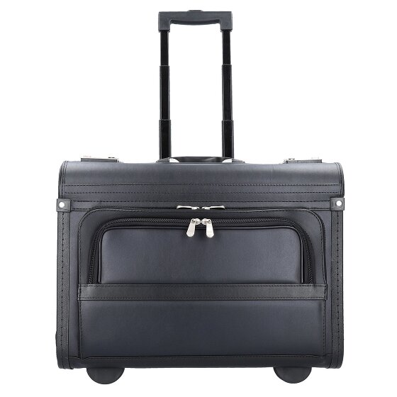 Dermata 2 wielen Pilotentrolley 37 cm Laptopvak