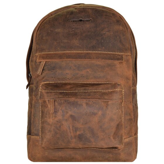 Greenburry Vintage Retro Rugzak Leer 42 cm Laptop compartiment
