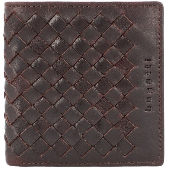 bugatti Geweven portefeuille leer 11 cm