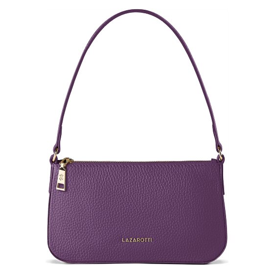 Lazarotti Bologna leeren pochette schoudertas 22 cm