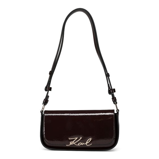 Karl Lagerfeld Signature Schoudertas Leer 24 cm