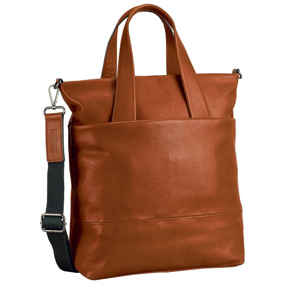 Leonhard Heyden Hamburg Handtas Leer 32 cm
