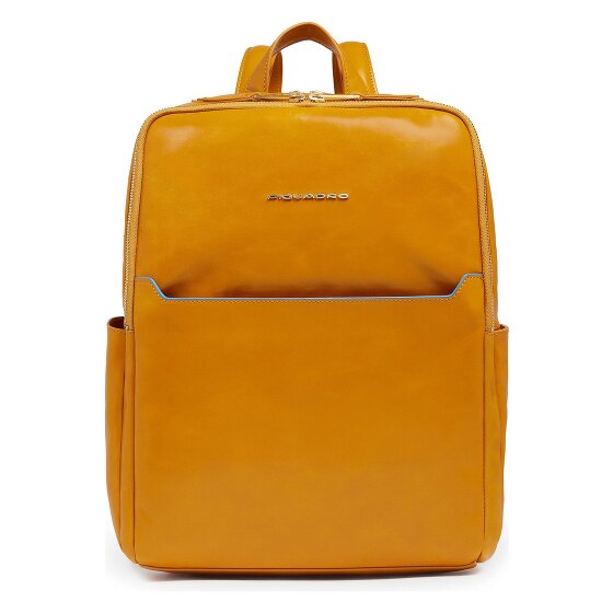 Piquadro Blue Square Dagrugzak RFID-bescherming Leer 37 cm Laptop compartiment