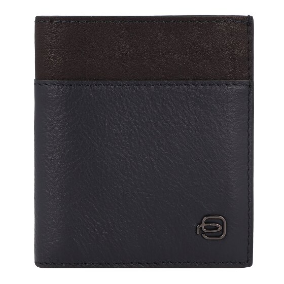 Piquadro Black Square Kredietkaart etui RFID-bescherming Leer 9 cm