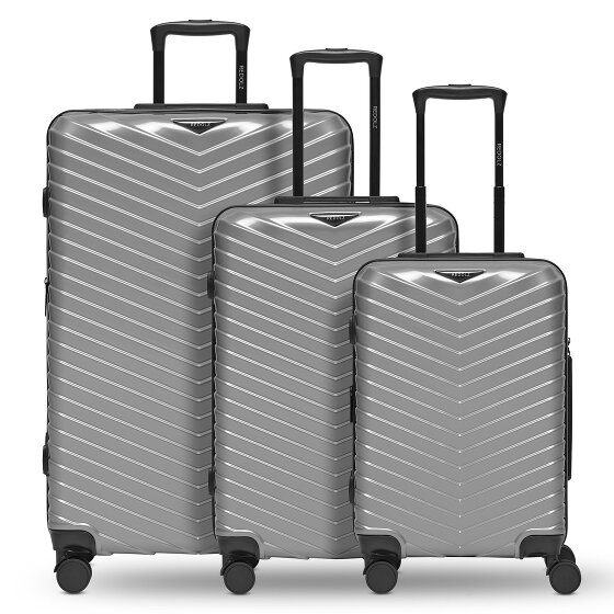 Redolz Essentials 18 4 wielen Kofferset 3-delig met uitbreidingsplooi