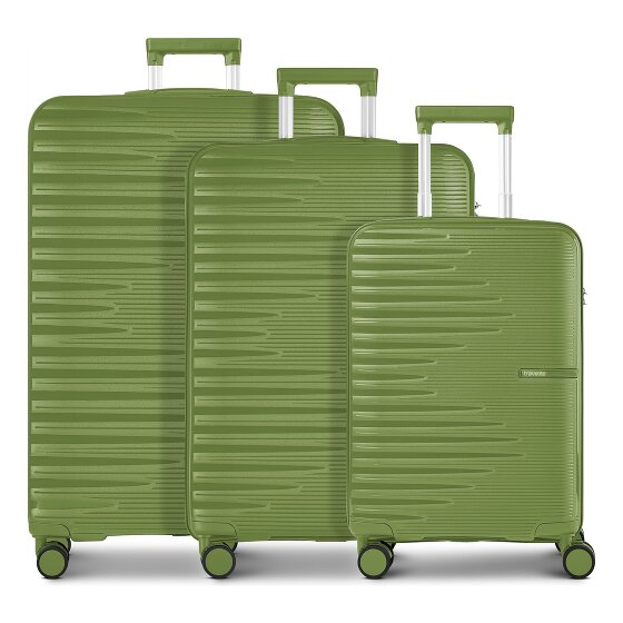 Travelite Pacific 4 wielen Kofferset 3-delig