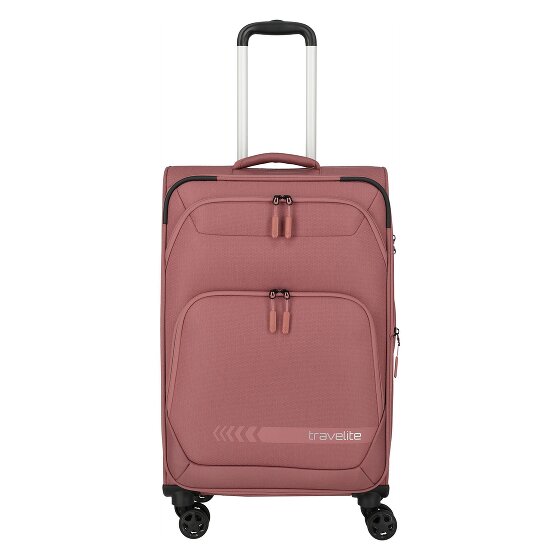 Travelite Kick Off 4 wielen Trolley M 67 cm met uitbreidingsplooi