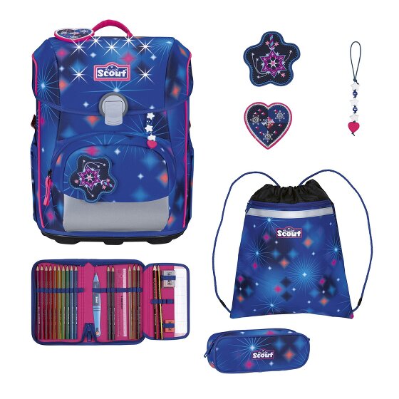 Scout Neo LED Schooltas set 8-delig Scout Neo LED Schooltas set 8-delig