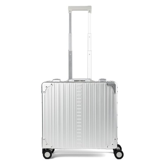 Aleon Luxe zakelijke trolley met 4 wielen, Aluminium, 45 cm