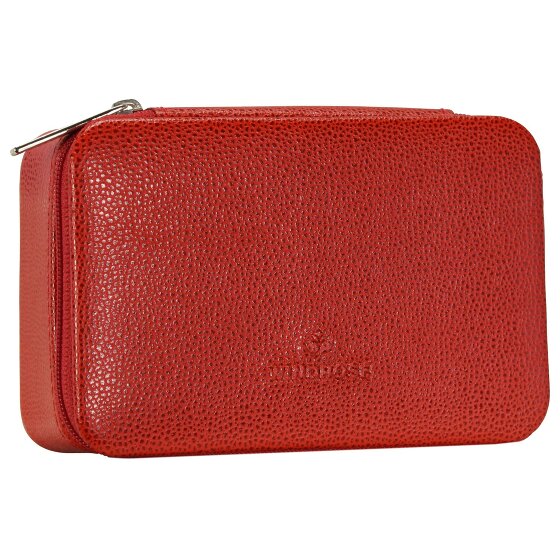 Windrose Beluga sieradendoosje 14,5 cm leer