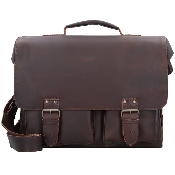 aunts & uncles Hunter Big Finn aktetas leer 40 cm laptopvak