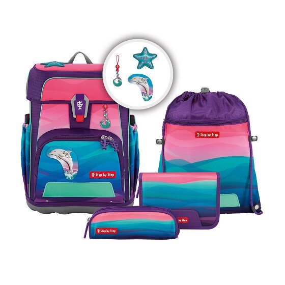 Step by Step Cloud Ocean Schooltas set