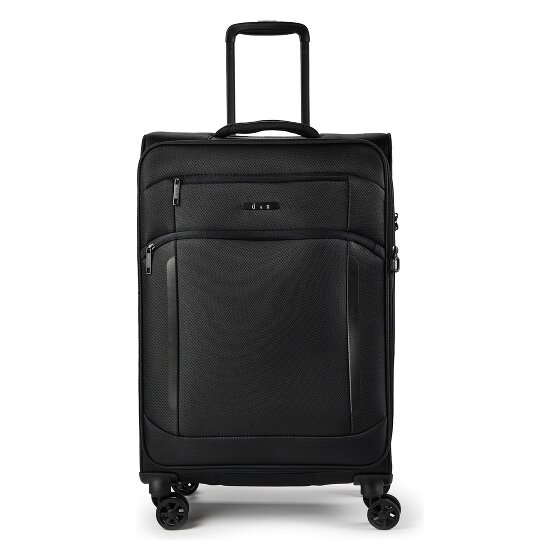 d&n Travel Line 9804 4 wielen Trolley M 68 cm met uitbreidingsplooi