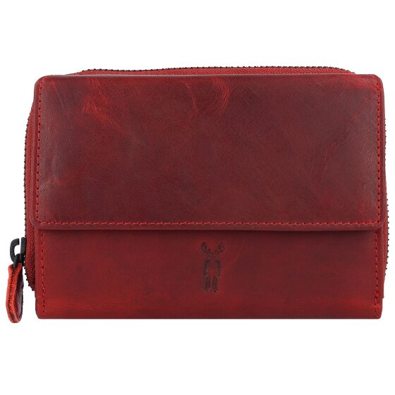 Jack Kinsky Risör Portemonnee RFID-bescherming Leer 14 cm
