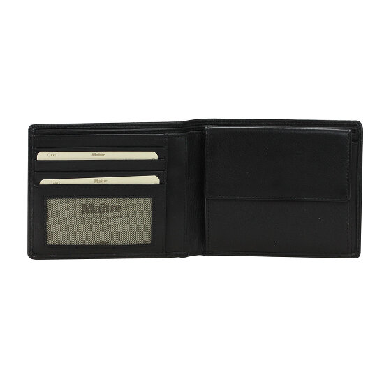 Maître Fusto portemonnee leer 12,5 cm