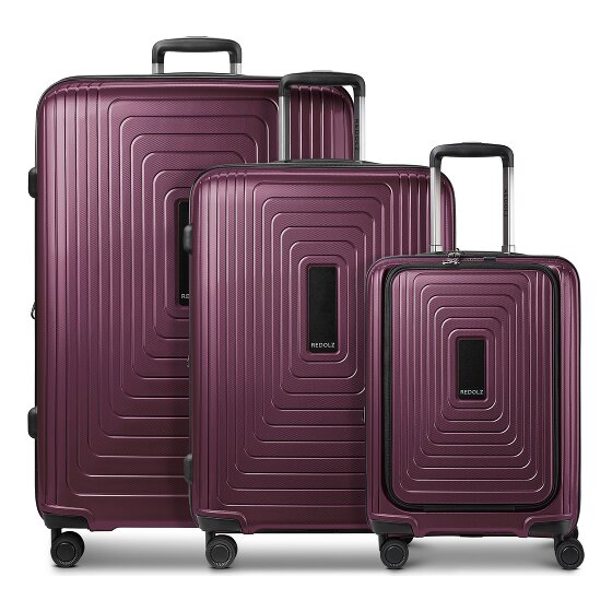 Redolz Essentials 14 4 wielen Kofferset 3-delig met uitbreidingsplooi