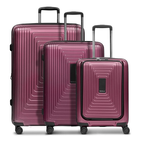 Redolz Essentials 14 4 wielen Kofferset 3-delig met uitbreidingsplooi