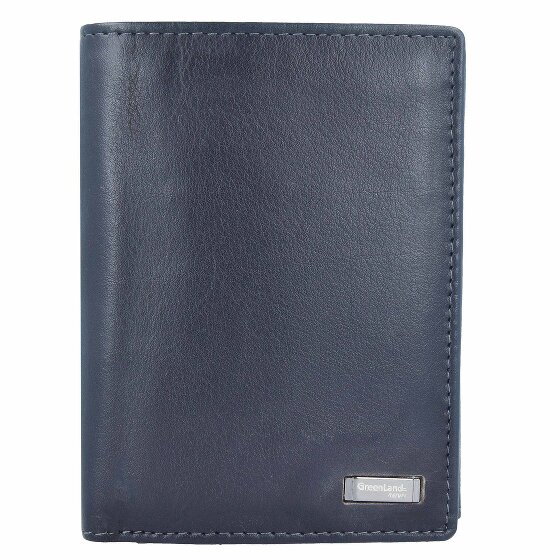 Greenland Nature Zwarte Nappa Portemonnee RFID 9,5 cm