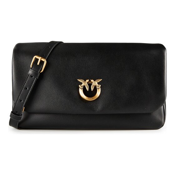 PINKO Click Soft Classic Schoudertas Leer 32 cm