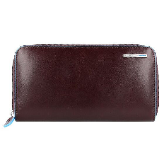 Piquadro Blauwe Vierkante Portemonnee RFID Leer 19 cm