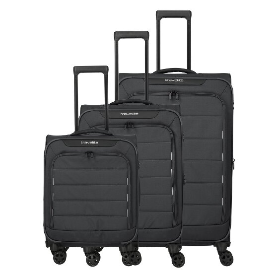 Travelite Skaii 4 wielen Kofferset 3-delig met uitbreidingsplooi