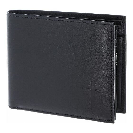 oxmox Leather Portemonnee RFID-bescherming Leder 12 cm