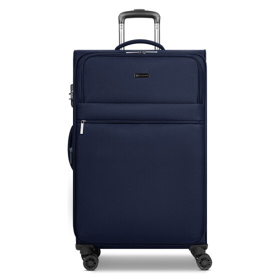 bugatti Valencia Soft 4 wielen Trolley L 75 cm met uitbreidingsplooi