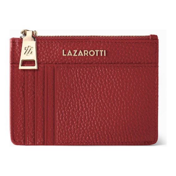 Lazarotti Bologna Leren sleutelhanger Kaarthouder leer 11,5 cm met air tag compartiment