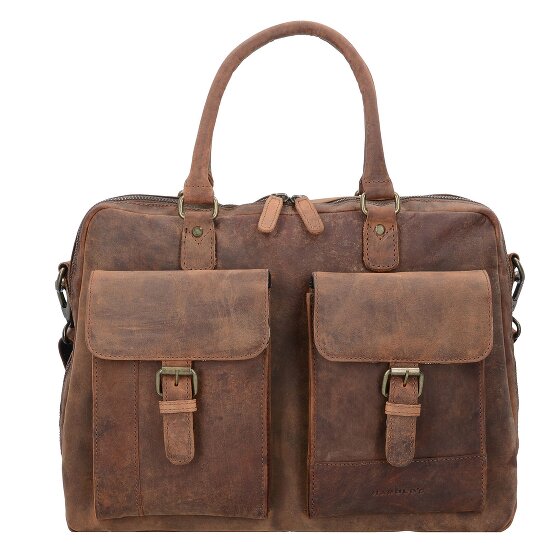 Harold's Antic Collectie Aktetas Leder 40cm Laptopcompartiment