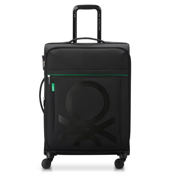 Delsey Paris x United Colors of Benetton Colour Bock 4-wiel trolley 67 cm met rekbare vouw