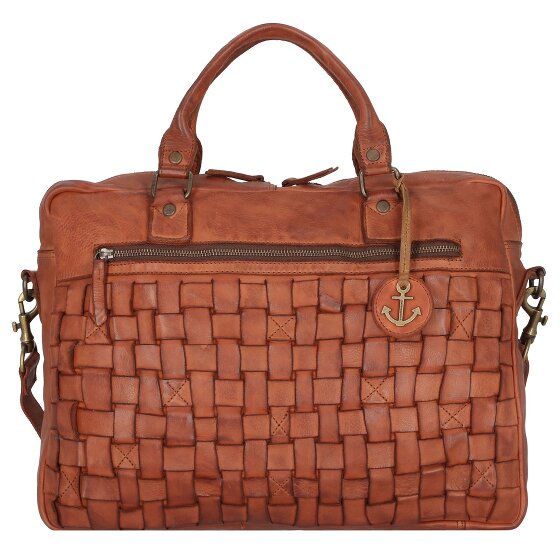 Harbour 2nd Koele aktetas Aris leer 40 cm laptop compartiment
