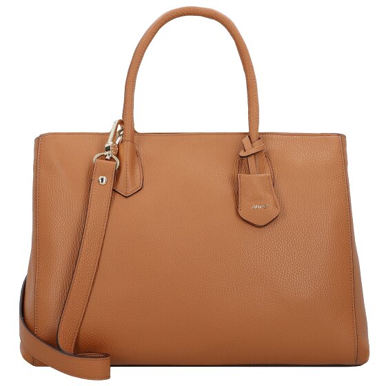 abro Adria Shopper Tas Leer 41 cm Laptop compartiment