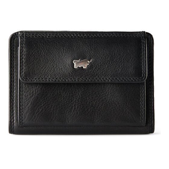 Braun Büffel Golf 3.0 Portemonnee RFID-bescherming Leer 10 cm