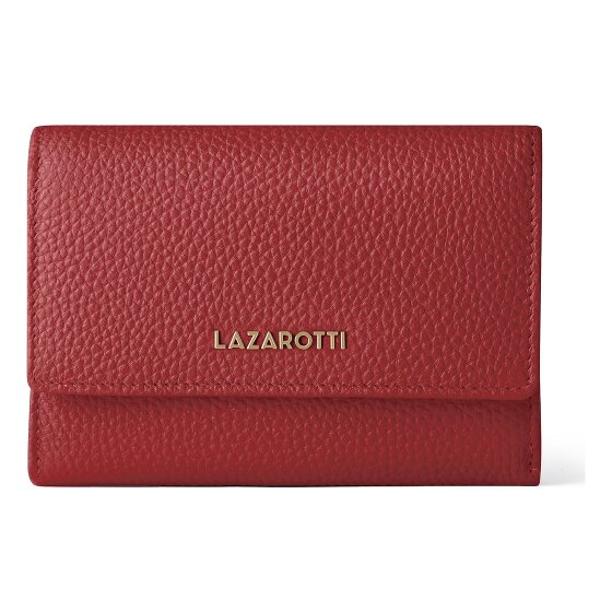 Lazarotti Bologna leer XL portemonnee met ritsvak leer 14 cm