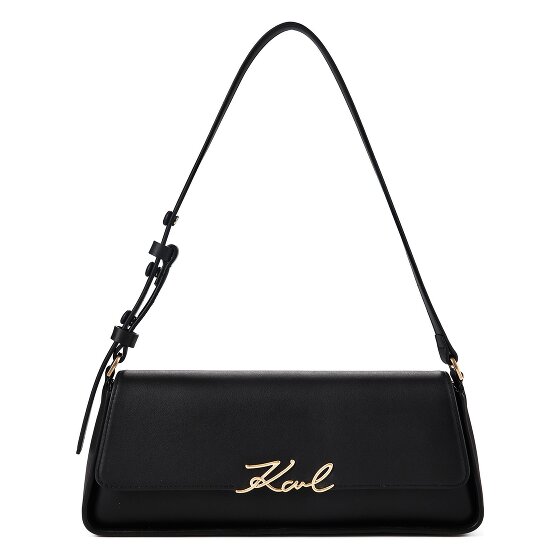Karl Lagerfeld Signature Schoudertas Leder 32.5 cm