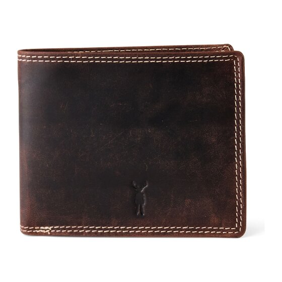 Jack Kinsky Baltimore 101 Portemonnee RFID-bescherming Leer 13 cm