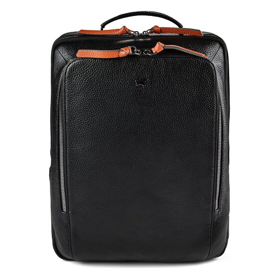 Braun Büffel Novara Zakelijke rugzak Leder 40 cm Laptopvak