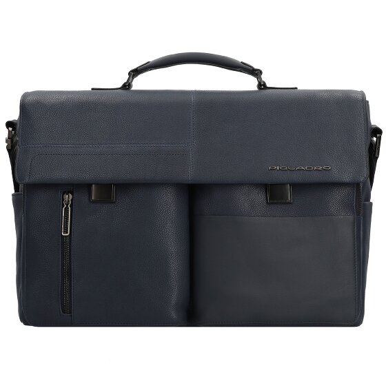 Piquadro Ronnie aktetas Leer 43 cm Laptopcompartiment