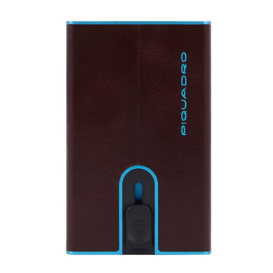 Piquadro Black Square Kredietkaart etui RFID-bescherming Leer 6 cm