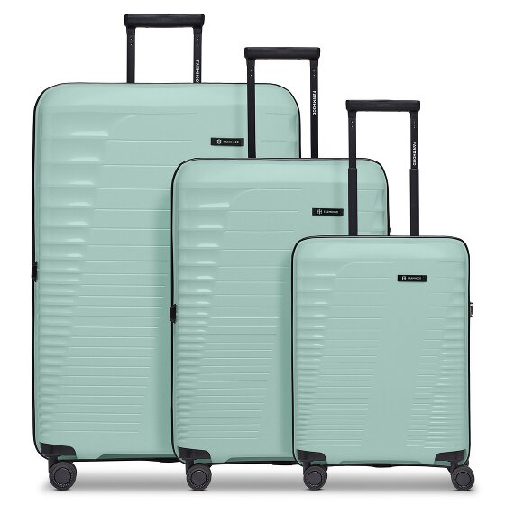 Farmhood Eco Edition 4 wielen Kofferset 3-delig met uitbreidingsplooi