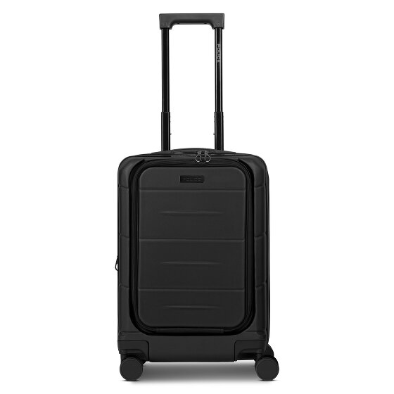 Police London 4 wielen Cabinewagen 55 cm Laptopvak met uitbreidingsplooi