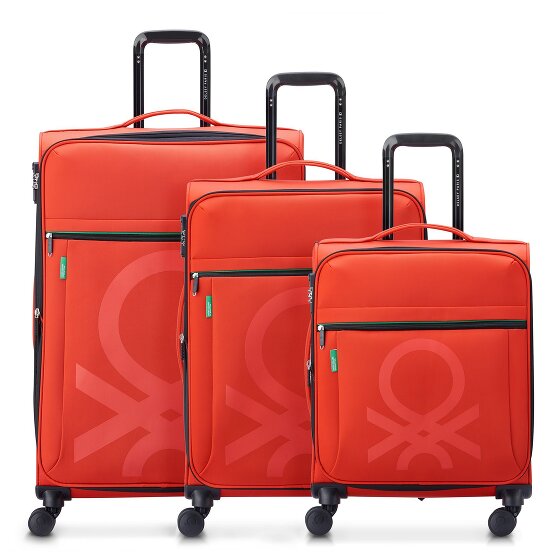 Delsey Paris x United Colors of Benetton Colour Block 4-wiel kofferset 3 st.