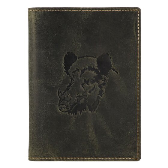 Greenburry Vintage Identiteitskaart etui Leer 9.5 cm