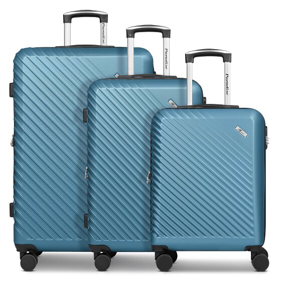 Check.In Paradise 2.0 4 wielen Kofferset 3-delig met uitbreidingsplooi